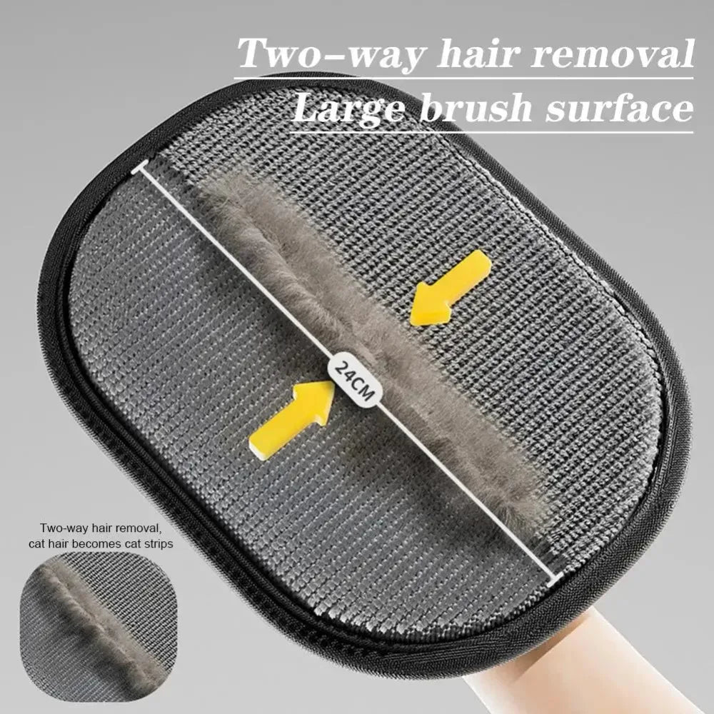 Pet Hair Remover Glove Electrostatic Fur Removal Tool Reusable Lint Roller Furniture Car Seats Clothes Effective Grooming Brush