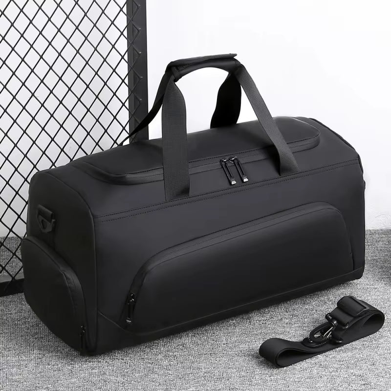 Sports Gym Bag, Large Capacity Handbag,Portable Travel Duffel Bag, Multi-Compartment with Shoes Storage,Perfect for Vacation,Gym