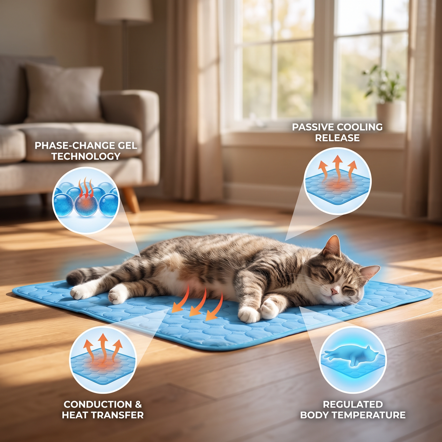 Cat Summer Pad™ | Self-Cooling Pad for Cats 2.0