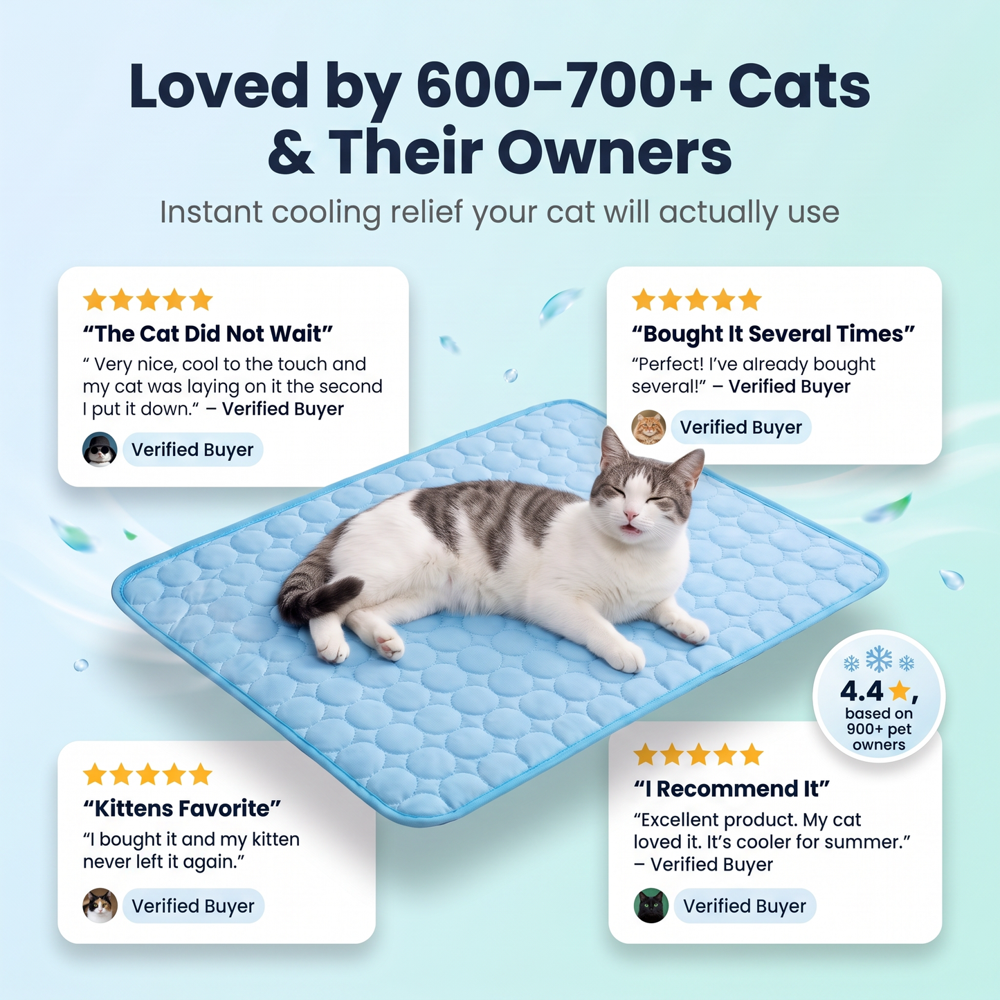 Cat Summer Pad™ | Self-Cooling Pad for Cats 2.0