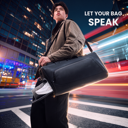 The Getaway™ | Premium Duffle Bag With Shoe Pocket